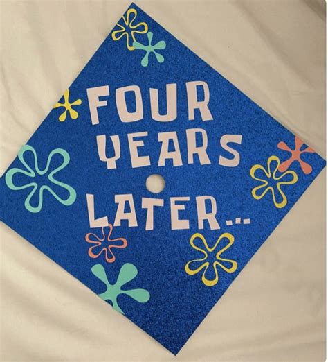 etsy graduation cap toppers|4 years later grad cap.